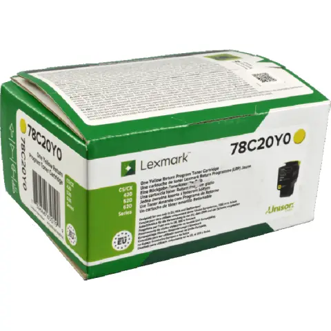 Toner Lexmark 78C20Y0 Yellow do drukarek (Oryginalny) [1.4k]